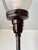 1930s Art Deco Jewelers Streamline Table Lamp in Striped Glass with Bakelite and Aluminum, 1930s For Sale - Image 5 of 16