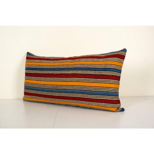 Handmade Turkish Kilim Pillow • Decorative Pillow Vintage Rug Pillow • Pair Pillow Handwoven Vintage Kilim Pillow • Throw...