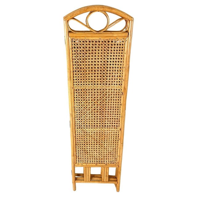 Vintage Bamboo Folding Screen, 1970s For Sale - Image 10 of 10