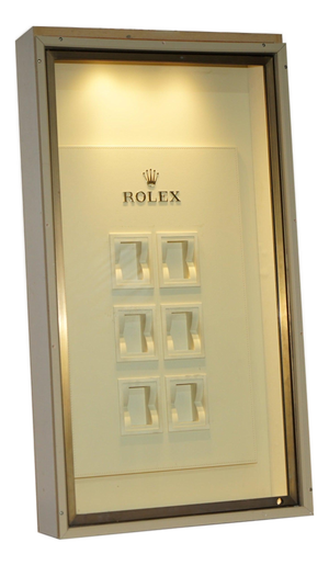 Rolex Authorised Dealers Bullet Proof Glass Display Cabinets