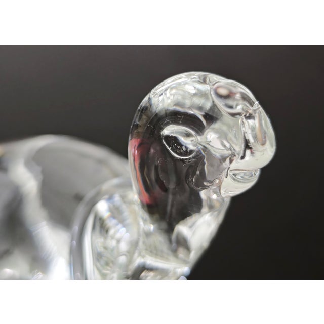 Mid-Century Murano Clear Glass Sculpture by Vincenzo Nason, Italy 1970 For Sale - Image 12 of 16