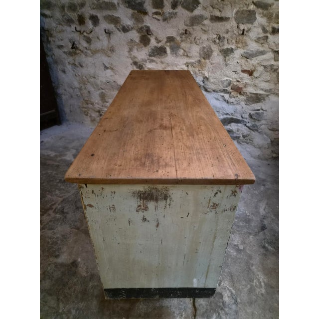 1930s Vintage French Fabric Shop Table, 1930s For Sale - Image 5 of 18