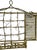 Bunny Williams Home Handmade Rustic Willow Wall Pocket With Shutters & Grapevine Trellis For Sale - Image 4 of 11