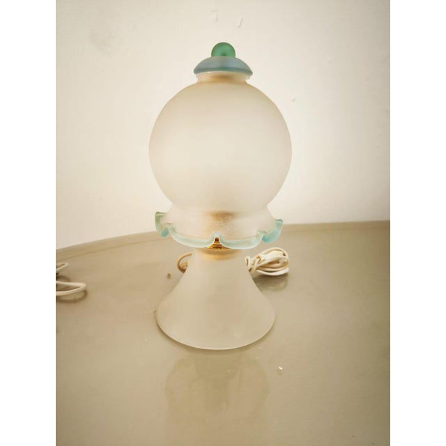 Table Lamp in Satin Murano Glass For Sale - Image 16 of 18