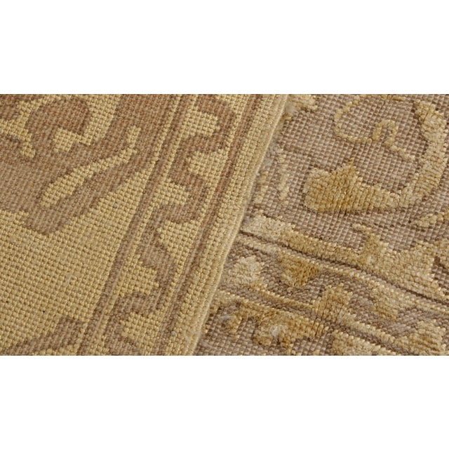 Vintage 8 X 10 Low Pile Oriental Area Rug For Sale - Image 13 of 15