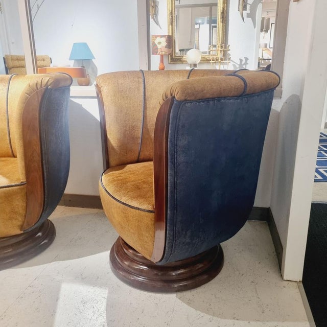 Art Deco Tulip Armchairs, 1920s, Set of 2 For Sale - Image 16 of 18