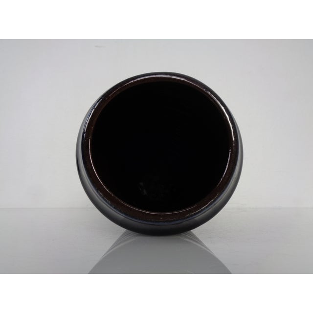 Dark Blue E4-30 Ceramic Vase from Carstens Tönnieshof, Germany, 1960s For Sale - Image 13 of 16