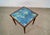 Mid-Century Modern 1960’s Mid-Century Modern Walnut & Foil Glass Side Table For Sale - Image 3 of 12