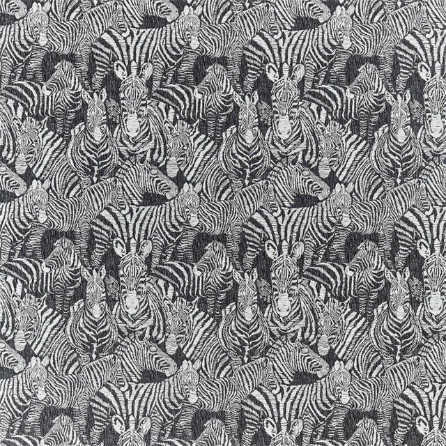Harlequin Nirmala Fabric in Jet For Sale