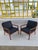 Black Ole Wanscher France & Son Teak Leather Armchairs - A Pair For Sale - Image 8 of 14