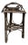 Antique 19th Century Adirondack Bentwood Twig Table With Tramp Art Log Cabin Box. For Sale