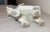 Large Vintage Inlaid White Marble Marquetry Stone Elephant Statue Sculpture 17Lbs For Sale - Image 17 of 17