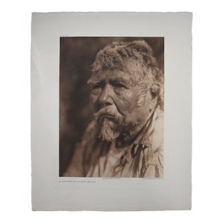 Edward S. Curtis "A Diegueño of Capitan Grande" 1926 Vintage Photogravure, Cardozo Collection For Sale