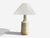 1960s Desiree Stentöj, Table Lamp, White Glazed Stoneware, Denmark, 1960s For Sale - Image 5 of 10
