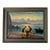1960's Vintage Mediterranean Coastal Fisherman Oil Painting, Signed For Sale