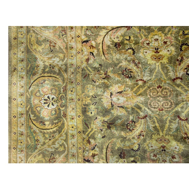Late 20th Century Indian Oushak Rug For Sale - Image 11 of 15
