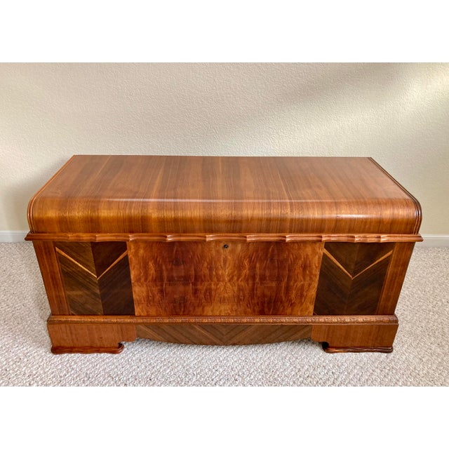 Excellent Pre-Owned Condition. This striking beauty, with its hand rubbed piano finish, was designed by Leo Jiranek for Ed...