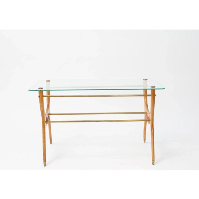 Mid-Century Modern Gio Ponti Style Coffee Table, Italy 1960s For Sale - Image 3 of 8