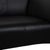 322 3-Seater Sofa in Black Leather from Rolf Benz For Sale - Image 5 of 11