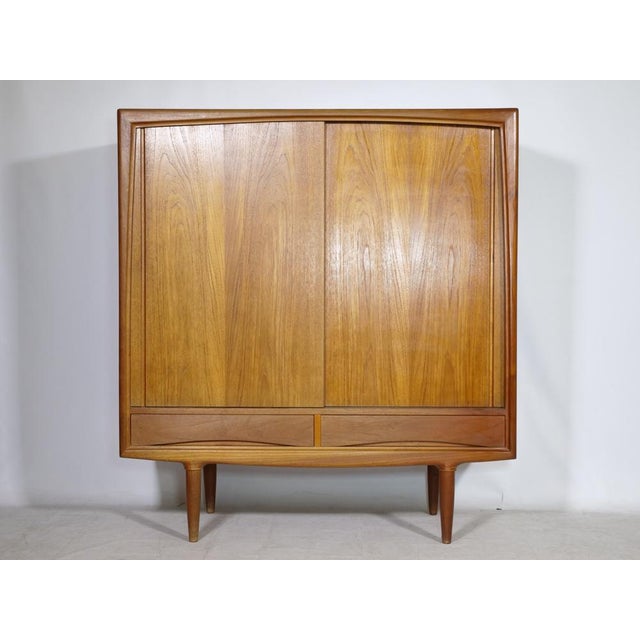 Mid-Century Modern Teak Highboard by Axel Christensen for ACO Møbler, 1960s For Sale - Image 14 of 14