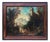 Calvet after Claude Francois, Landscape with Ancient Architecture and Lush Nature, 1700s-1800s, Oil on Canvas For Sale