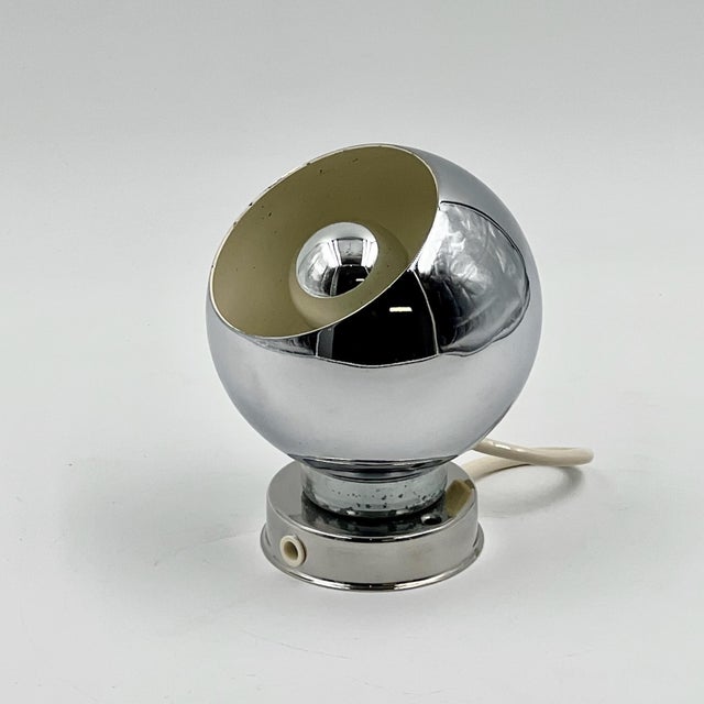 Mid-Century Modern Chrome Eyeball Table Lamp by Goffredo Reggiani for Reggiani, 1960s For Sale - Image 11 of 11