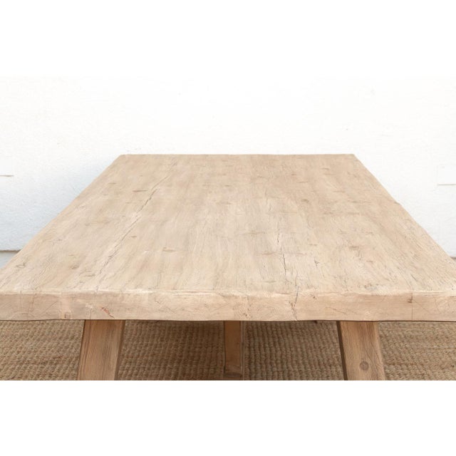 The Dordogne, 120"Long Tavern Style Trestle Table For Sale - Image 12 of 14