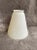 Modern Vintage Vienne Modern/Franch Style White Milk Mouth Blown Glass Shade For Sale - Image 3 of 6
