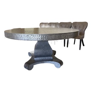 60'' Round Dining Table by Noir Furniture For Sale