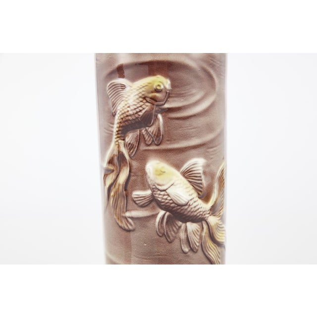 Vintage Royal Copley Koi Fish Vases a Pair Chairish