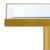 Spritely Home Paku Square Side Table in Gold / Mirror For Sale - Image 4 of 7