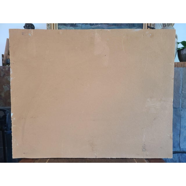 John Walter Sherman Antique Oil Painting Early California Desert Landscape For Sale - Image 15 of 16