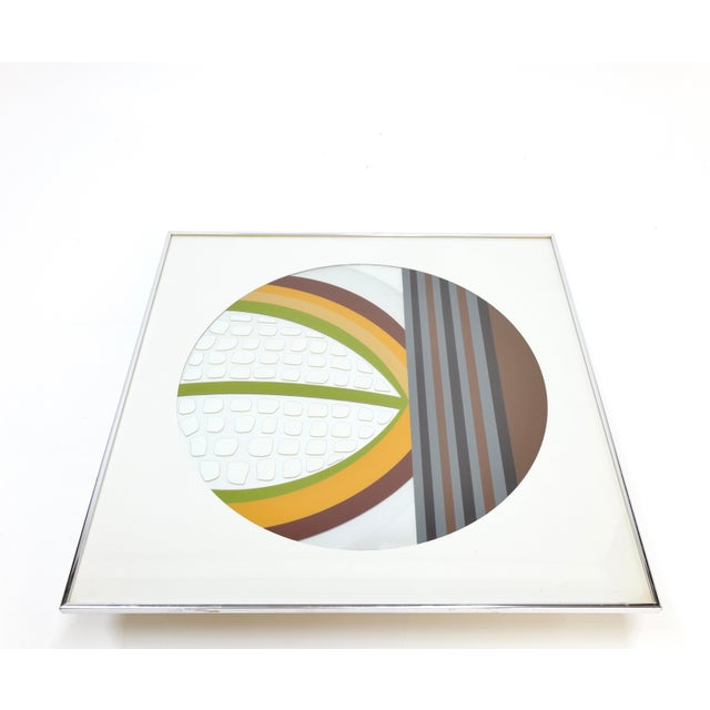 Mid Century Abstract Mirror Wall Art For Sale In Oklahoma City - Image 6 of 17