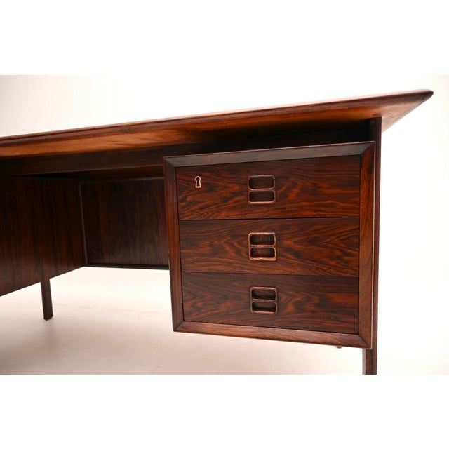 Danish Vintage Desk by Arne Vodder for Brouer Møbelfabrik, 1960 For Sale - Image 9 of 11