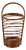 Vintage Italian Rattan Umbrella Stand by Tito Agnoli, 1960s For Sale