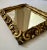 Wood Vintage Mini Gilt Mirror For Sale - Image 7 of 8