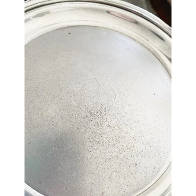 Reed & Barton 1939 Silver Plated Union Pacific Overland Railroad Tray For Sale - Image 4 of 5
