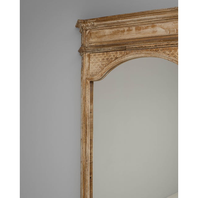 19th Century French Gustavian Floor Mirror with Canted Corners For Sale In Greensboro - Image 6 of 18