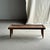 Coffee Table with Tapered Legs in Antique Teak, 1980s For Sale - Image 4 of 18