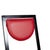 Modern Sinus Chair in Red Leather from KFF For Sale - Image 3 of 10