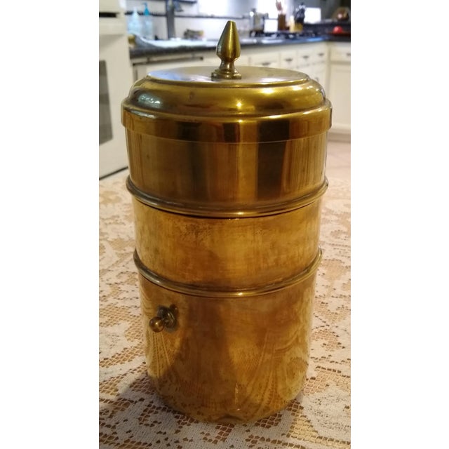 Chinese Brass Tiffin Meal Container For Sale In Houston - Image 6 of 6