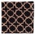 Contemporary Countryside Lattice Napkins, Black - A Pair For Sale - Image 3 of 4