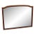 1920 English Style Wall Mirror, Cherry Wood, American Made. For Sale