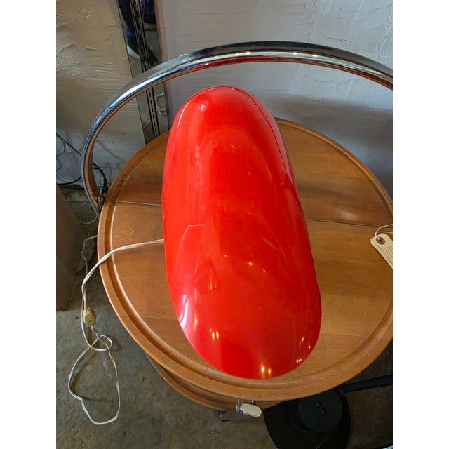 Orange Orange Pelota Table Lamp by Casati & Ponzio, Italy, 1971 For Sale - Image 8 of 11