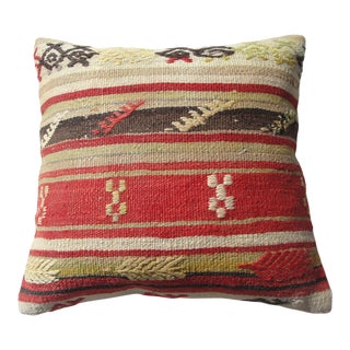 Kilim Rug Pillow Cover Cushion Case 16" For Sale