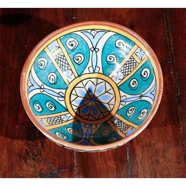 Handcrafted Antique Moroccan Couscous Bowl From Fez, 19th Century For Sale - Image 4 of 9