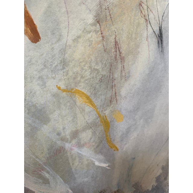 Amethyst Home Flat White Abstract Print, Framed For Sale - Image 4 of 12