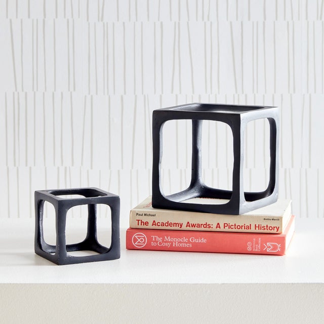 Contemporary Cubist Sculptures, Set Of 2 For Sale - Image 3 of 6