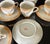 Dragon Tea Set Lusterware Made in Japan, Teapot With 6 Cups and Saucers, Hand Painted For Sale - Image 10 of 11