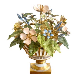 Jane Hutcheson for Gorham Enamel Flowers Fleurs Des Siècles, Circa 1970s For Sale